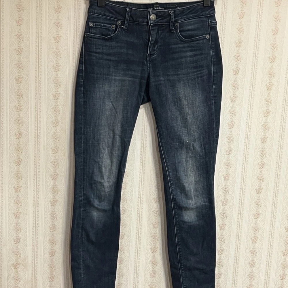Lucky Brand Women's Skinny Jeans - Dark Wash Blue